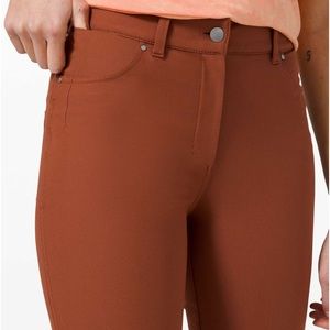 Lululemon city sleek pant terracotta 🧶